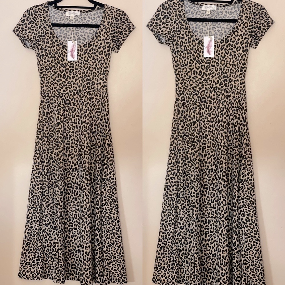 Cheetah print dress!